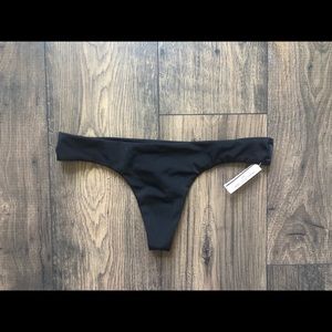Victoria’s Secret Black Thong Swim Suit Bottom